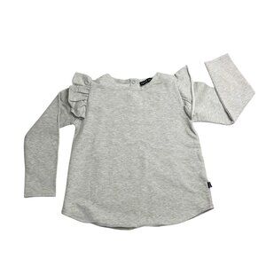 House of Jamie 3/4 gray long sleeve top